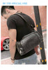 BULL CAPTAIN  Fashion Leather Male Shoulder bags