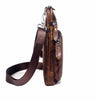 BULL CAPTAIN MEN'S  GENUINE LEATHER MINI SHOULDER BAG