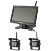 Podofo Wireless Car Reverse Reversing Dual Backup Rear View Camera
