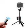 Mobile phone selfie stick Bluetooth tripod