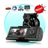 Podofo Dual Camera Car DVR with GPS and 3D G-Sensor