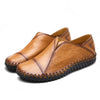 Men Breathable Cap Toe Hand Stitching Casual Oxfords Shoes