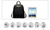 DIZHIGE PU Leather Backpacks