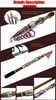 New 1.8- 3.0 m Fishing Rod Set