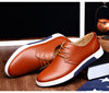 Merkmak  Luxury Brand Men Casual Leather Shoes