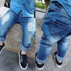New 2018 Baby Boys Girls Hole Jeans Pants 1-6yrs Kids