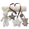 Rabbit baby hanging bed safety seat plush toy