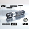 POPPAS Micro USB 1300LM XML-T6 Chips Red and White RAY LED Flashlight