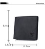 BULLCAPTAIN Genuine Cow Leather Men Wallet