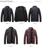 Varsanol Causal Leather Jackets for Men