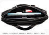 P. Kuone Genuine Man Leather Briefcase