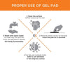 Honana Sticky Gel Cell Pad Anti Slip Phone Pads Kitchen Bathroom House Car Holder