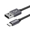 BlitzWolf® Micro USB Braided Charging Data Cable 3.33ft/1m  Magic Tape Strap