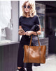 Women bag Oil wax Leather Handbags