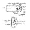 Podofo Dual Camera Car DVR with GPS and 3D G-Sensor