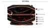 DIZHIGE PU Leather Backpacks