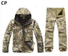 Men Outdoor Hiking and Hunting Clothes Camouflage Jacket + Pants