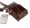 BULL CAPTAIN MEN'S  GENUINE LEATHER MINI SHOULDER BAG