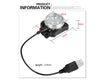 WOSAWE Built-in Battery Bicycle Tail Light