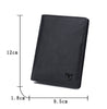 BULLCAPTAIN Genuine Cow Leather Men Wallet