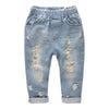 New 2018 Baby Boys Girls Hole Jeans Pants 1-6yrs Kids