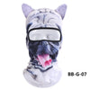 Unisex Motorcycle Face Mask 3D Animal