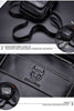 BULLCAPTAIN 2019 Men's Leather Fashion Zip Crossbody Bag