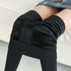 High Elastic Waist Winter Plus Velvet Thicken Women's Warm Leggings