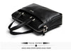 P. Kuone Genuine Man Leather Briefcase