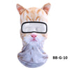 Unisex Motorcycle Face Mask 3D Animal