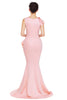 Asymmetric Pleats Detail Elegant Long Party Dress