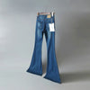Spring autumn Wide Leg Distressed Flared Jeans