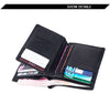 BULLCAPTAIN Genuine Cow Leather Men Wallet