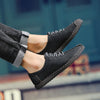 US Size 6.5-11 Men Hand Stitching Soft Sole Casual Lace Up Oxfords Shoes