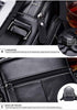 BULLCAPTAIN 2019 Men's Leather Fashion Zip Crossbody Bag