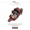 GSQ Hot Genuine Leather Men Crossbody Coffee Chest  Bags