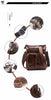 BULL CAPTAIN MEN'S  GENUINE LEATHER MINI SHOULDER BAG