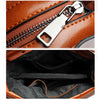 Women Oil PU Leather Tote Handbags