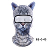 Unisex Motorcycle Face Mask 3D Animal