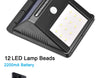 Solar Lamp 12 LED Induction Garden Light