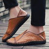 Men Breathable Cap Toe Hand Stitching Casual Oxfords Shoes