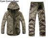 Men Outdoor Hiking and Hunting Clothes Camouflage Jacket + Pants