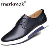 Merkmak  Luxury Brand Men Casual Leather Shoes