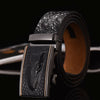 Dinisiton Men Genuine Leather Crocodile Belt