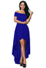 High Low Hem Off Shoulder Party Dress