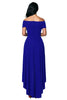 High Low Hem Off Shoulder Party Dress