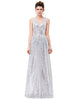 Luxury  Long Sequin Evening Dress