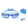 Cooling Swimming Goggles with Hat + Ear Plug + Nose Clip