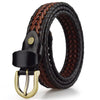 DINISITON Weaving Belt Designer Genuine Leather Belts for Women