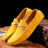 Summer genuine leather men casual shoes